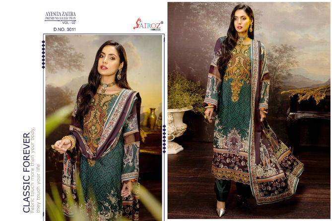 Sairoz Ayesha Zahra Premium Collection 2 Latest Festive Wear Pakistani Salwar Kameez Collection